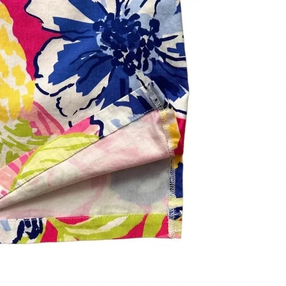 RAFAELLA Cosmo Pink Tropical Floral Comfort Skort sz Medium Elastic Waist Sport - Picture 7 of 9